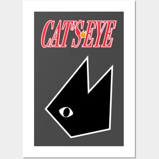 Cat's Eye - Anime original vintage logo Posters and Art